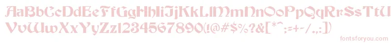 BeckerMedium Font – Pink Fonts