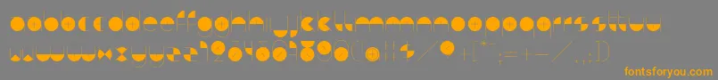 Weitere Informationen zur BdAlgebraPlus-Schriftart BdAlgebraPlus-Schriftart – Orangefarbene Schriften auf grauem Hintergrund