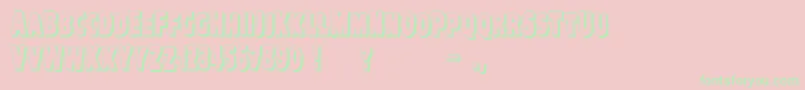Weitere Informationen zur VtcKreepykomikatwoShadow-Schriftart VtcKreepykomikatwoShadow-Schriftart – Grüne Schriften auf rosa Hintergrund