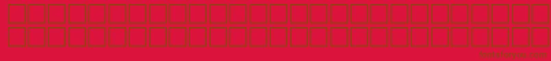 HeshamGornataNormal Font – Brown Fonts on Red Background