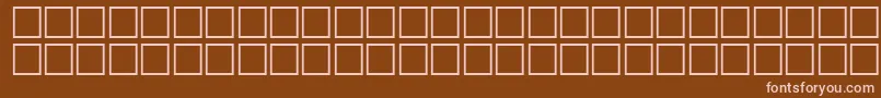 HeshamGornataNormal Font – Pink Fonts on Brown Background