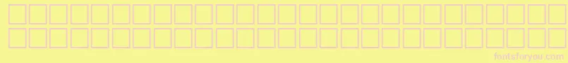 HeshamGornataNormal Font – Pink Fonts on Yellow Background