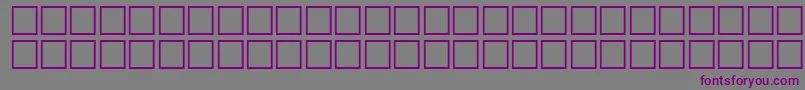 HeshamGornataNormal Font – Purple Fonts on Gray Background