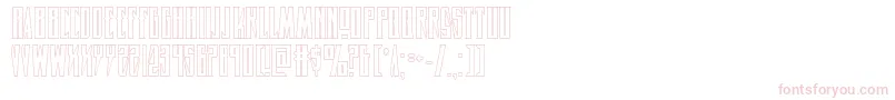 Timberwolfshad2 Font – Pink Fonts on White Background