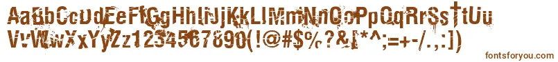 KeetanoKatanaKillbill Font – Brown Fonts