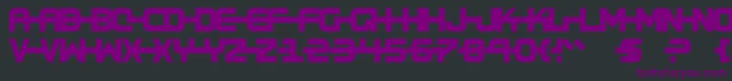 Kinexx Font – Purple Fonts on Black Background