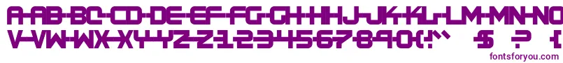 Kinexx Font – Purple Fonts on White Background