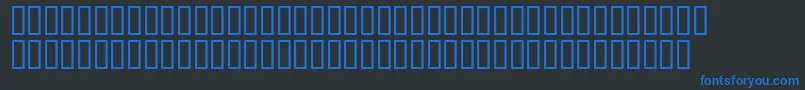 Tonywhitesh Font – Blue Fonts on Black Background