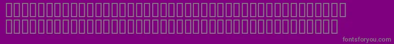 Tonywhitesh Font – Gray Fonts on Purple Background
