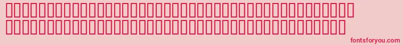 Tonywhitesh Font – Red Fonts on Pink Background