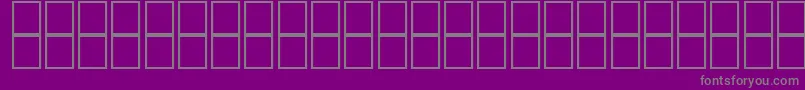Fonte AlKharashi65 – fontes cinzas em um fundo violeta
