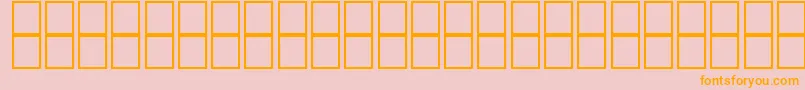 AlKharashi65 Font – Orange Fonts on Pink Background