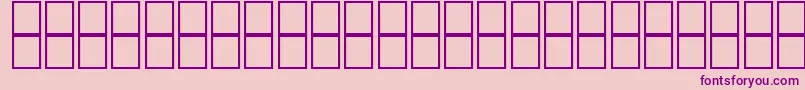 AlKharashi65-Schriftart – Violette Schriften auf rosa Hintergrund