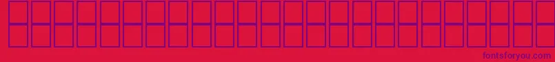 AlKharashi65 Font – Purple Fonts on Red Background