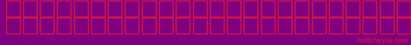 AlKharashi65 Font – Red Fonts on Purple Background