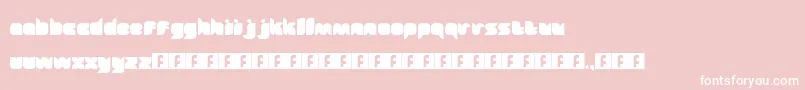 フォントFairytale – ピンクの背景に白い文字