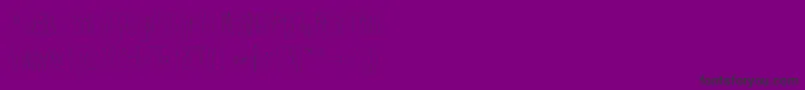 フォントHtkissme – 紫の背景に黒い文字