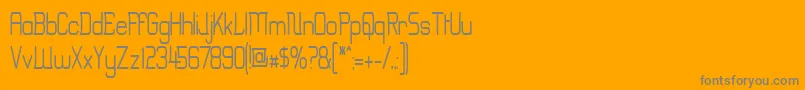 Шрифт ErinalNarrow – серые шрифты на оранжевом фоне