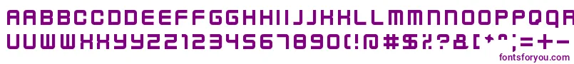 KenneyFutureNarrow-fontti – violetit fontit valkoisella taustalla