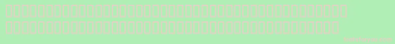 Seriousr2b Font – Pink Fonts on Green Background