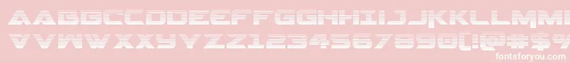 Gemina2grad Font – White Fonts on Pink Background