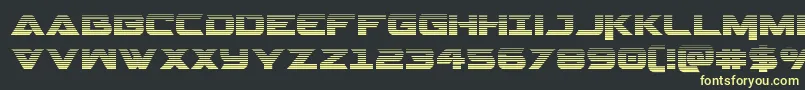 Gemina2grad Font – Yellow Fonts on Black Background
