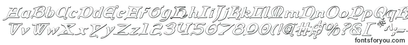 フォントQueencountry3Di – ロゴ用のフォント