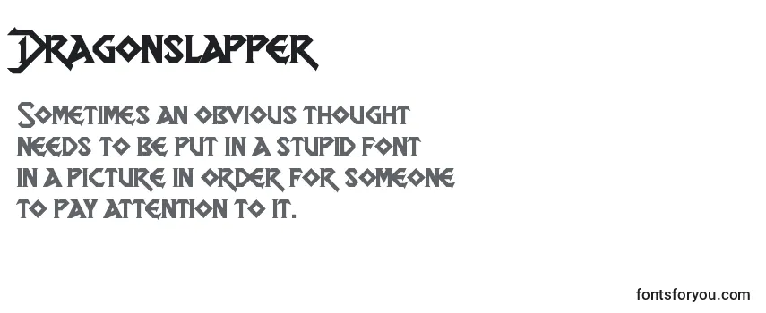 Dragonslapper Font