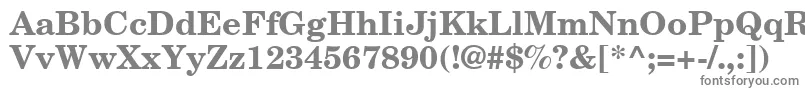 NewCenturySchoolbookРџРѕР»СѓР¶РёСЂРЅС‹Р№ Font – Gray Fonts on White Background