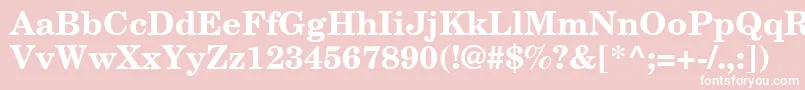 フォントNewCenturySchoolbookРџРѕР»СѓР¶РёСЂРЅС‹Р№ – ピンクの背景に白い文字