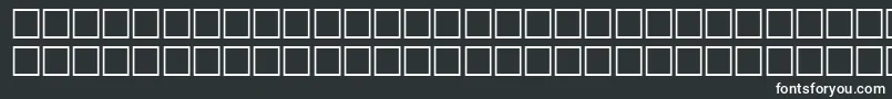 TempestRegular Font – White Fonts on Black Background