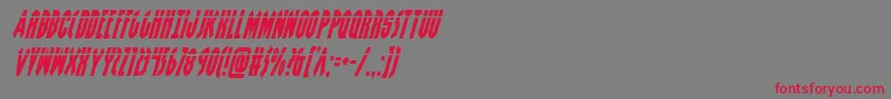 Grendelsmotherlaserital Font – Red Fonts on Gray Background