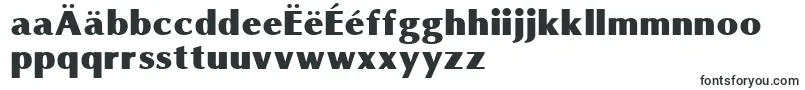 OmniBlackRegular-Schriftart – mazedonische Schriften