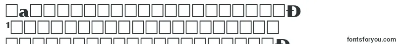 OmniBlackRegular-Schriftart – kirgisische Schriften
