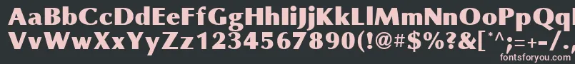 More about OmniBlackRegular Font OmniBlackRegular Font – Pink Fonts on Black Background