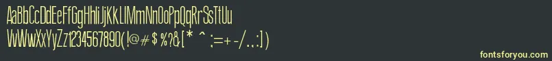 Más sobre la fuente Thindesign fuente Thindesign – Fuentes Amarillas Sobre Fondo Negro