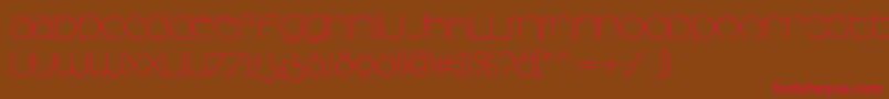 Camelliad Font – Red Fonts on Brown Background