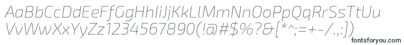 Exo2.0Thinitalic-fontti – Ohjelmointiin tarkoitetut fontit