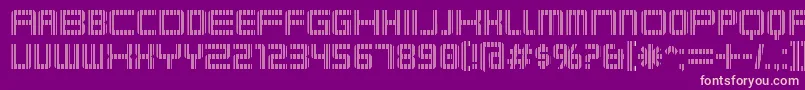 Weitere Informationen zur KarnivoreSeven-Schriftart KarnivoreSeven-Schriftart – Rosa Schriften auf violettem Hintergrund