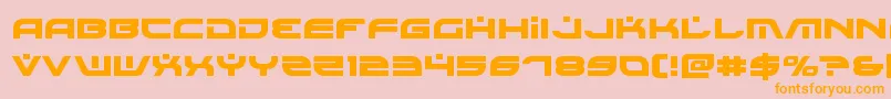 Battlefieldv4-Schriftart – Orangefarbene Schriften auf rosa Hintergrund
