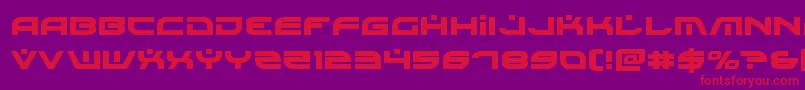Battlefieldv4 Font – Red Fonts on Purple Background