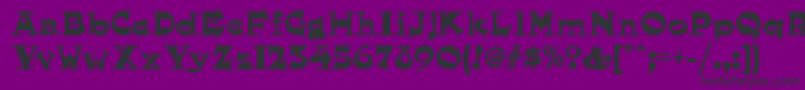 Hornswogglednf Font – Black Fonts on Purple Background