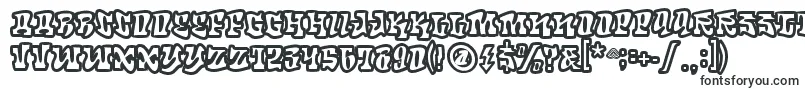 Шрифт Roteflora – граффити шрифты