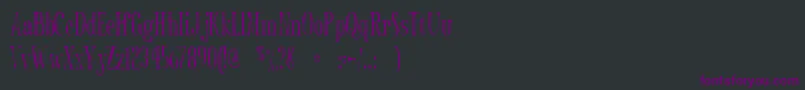 Sexsmithgaunt Font – Purple Fonts on Black Background
