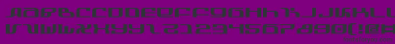 Infinitye Font – Black Fonts on Purple Background