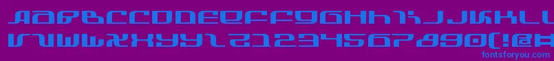 Infinitye Font – Blue Fonts on Purple Background