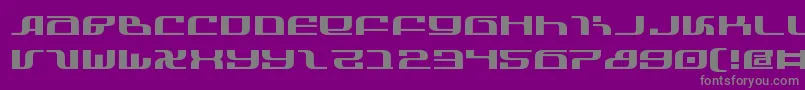 Infinitye-Schriftart – Graue Schriften auf violettem Hintergrund