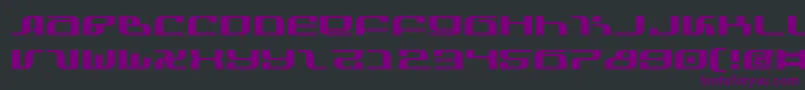 Infinitye Font – Purple Fonts on Black Background