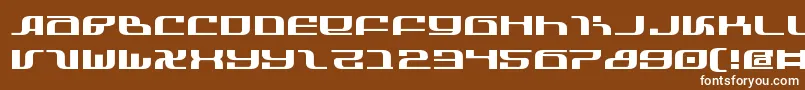 Infinitye Font – White Fonts on Brown Background