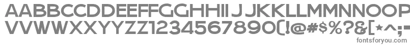 フォントJerasans – 白い背景に灰色の文字